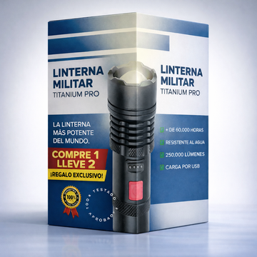 KIT - TITANIUM PRO MILITAIRE 3 EN 1 : 1 ACHETÉ = 2 OFFERTS + MASQUE MILITAIRE